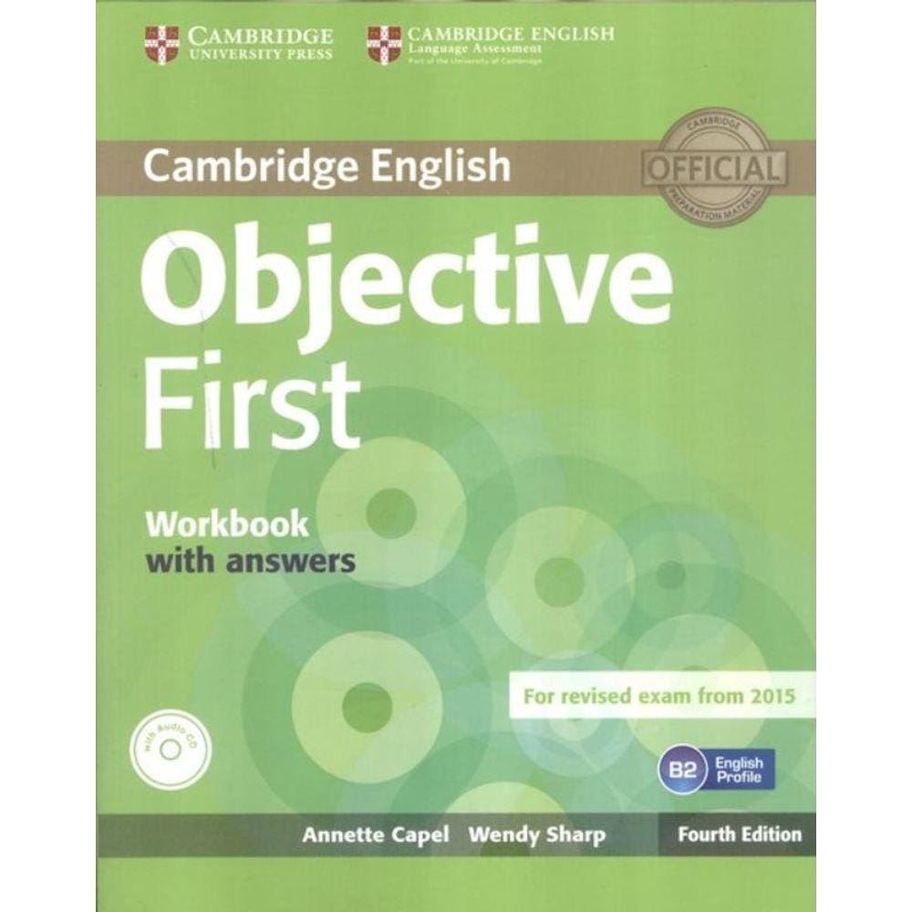 Objective First Workbook With Answers With Audio Cd - 4Th Ed