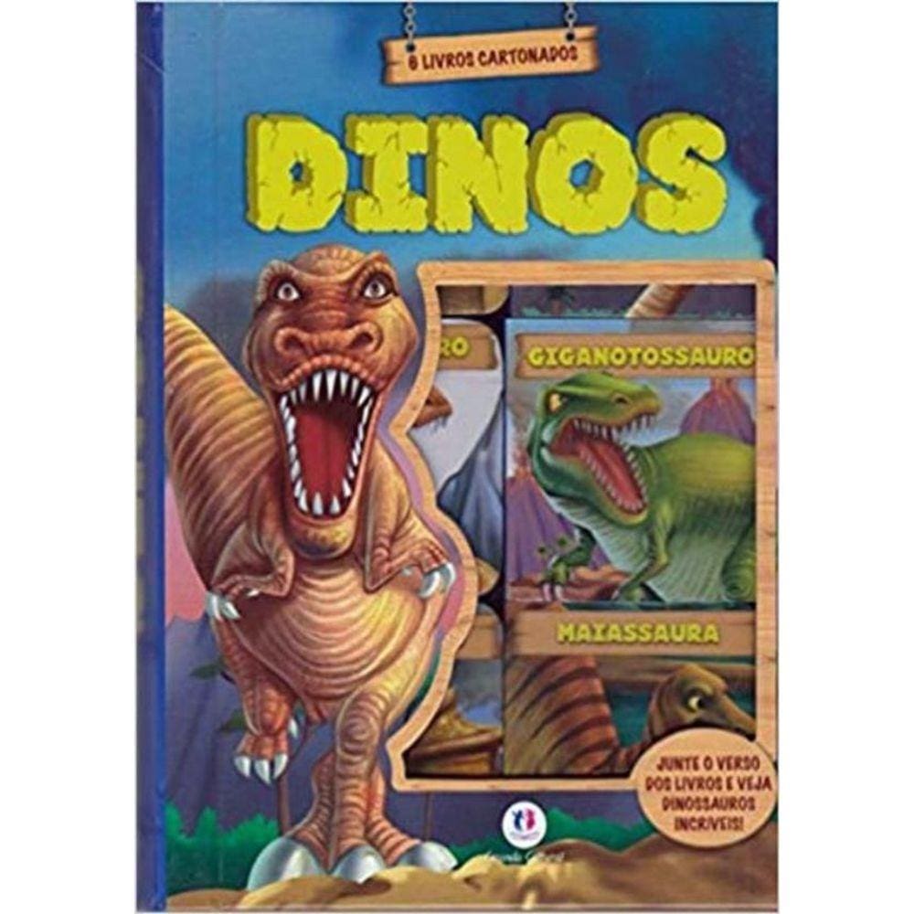 Dinos - Box Com Janela Com 6 Livros