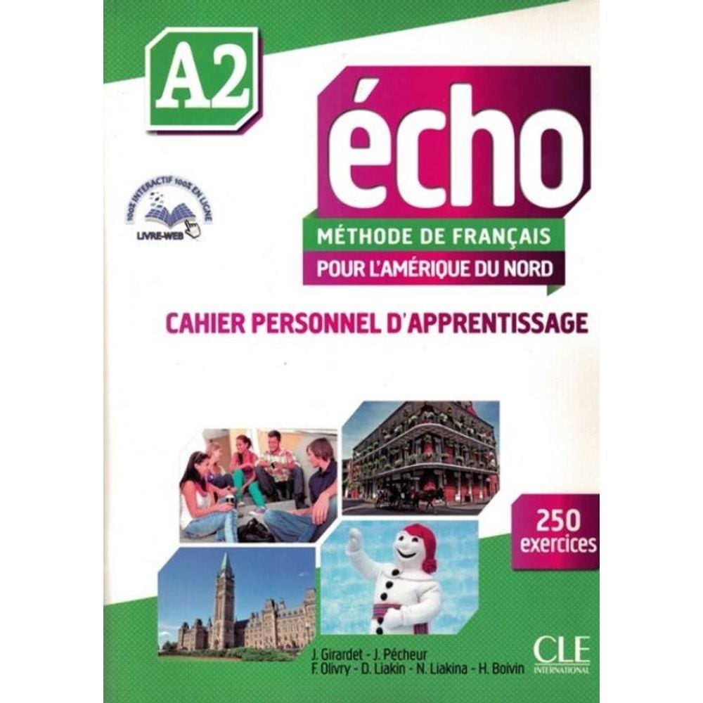 Echo A2 Pour L´Amerique Du Nord - Cahier D´Exercices