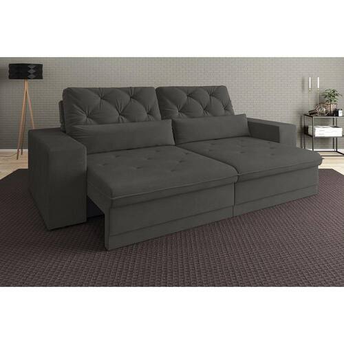 Menor preço em Sofá 5 Lugares Net Royale Assento Retrátil e Reclinável 2,50m (L)