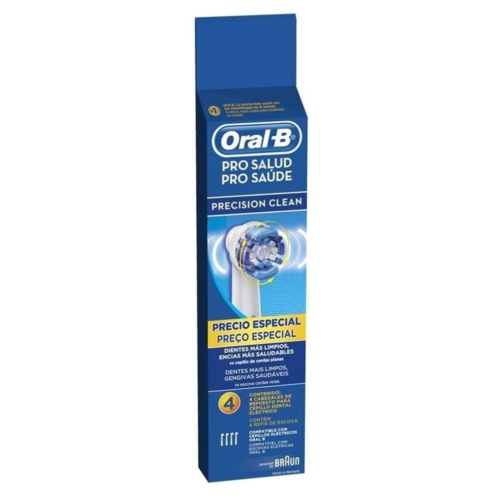 Refil Escova Elétrica Oral-B Precision Clean c/4 unidades