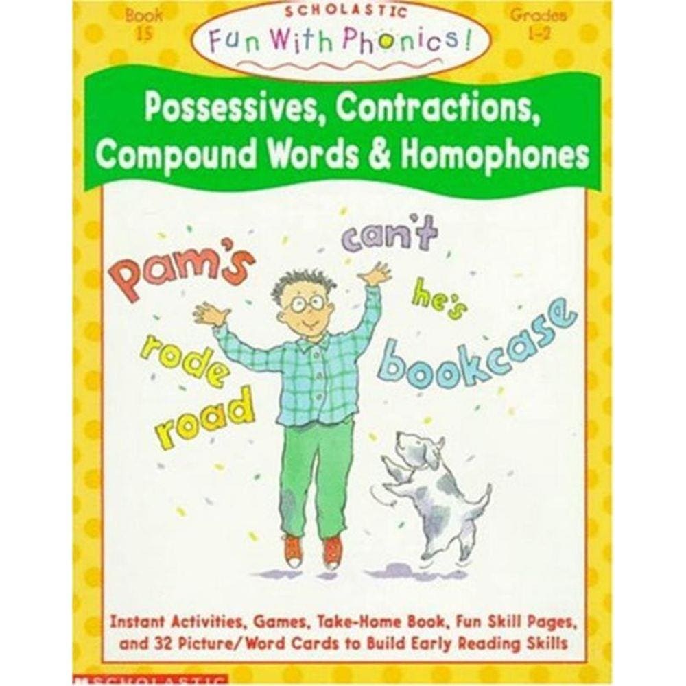 Possessives, Contractions, Compound Words & Homophones - Book 15