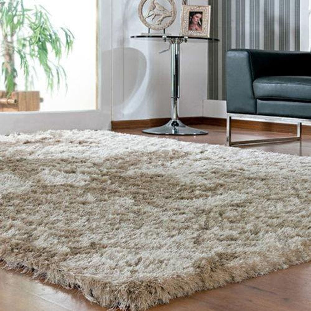 Tapete Felpudo Classic Casa Dona Bege 100cm x 150cm