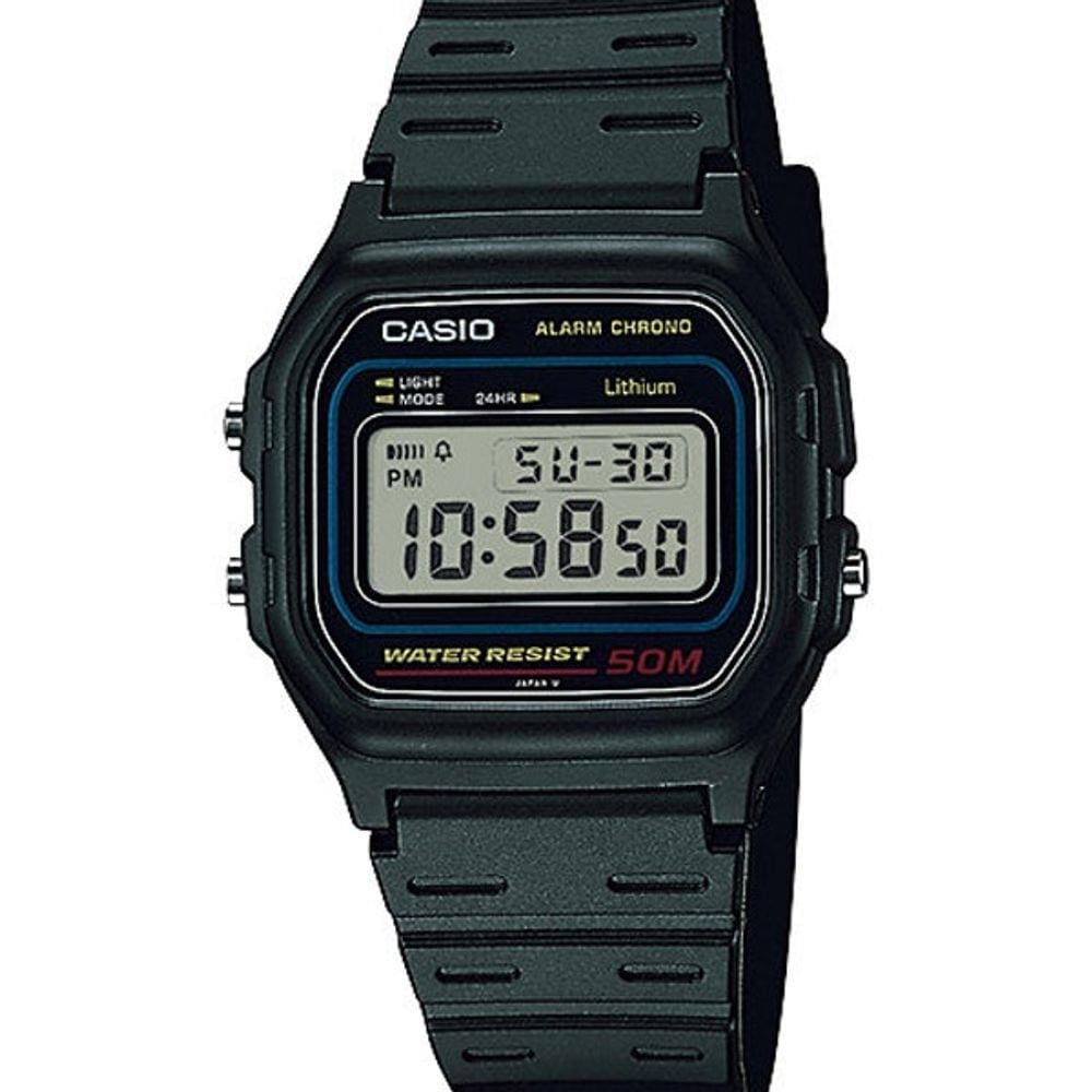 Relógio Unissex Digital Casio W-59-1VQ - Preto