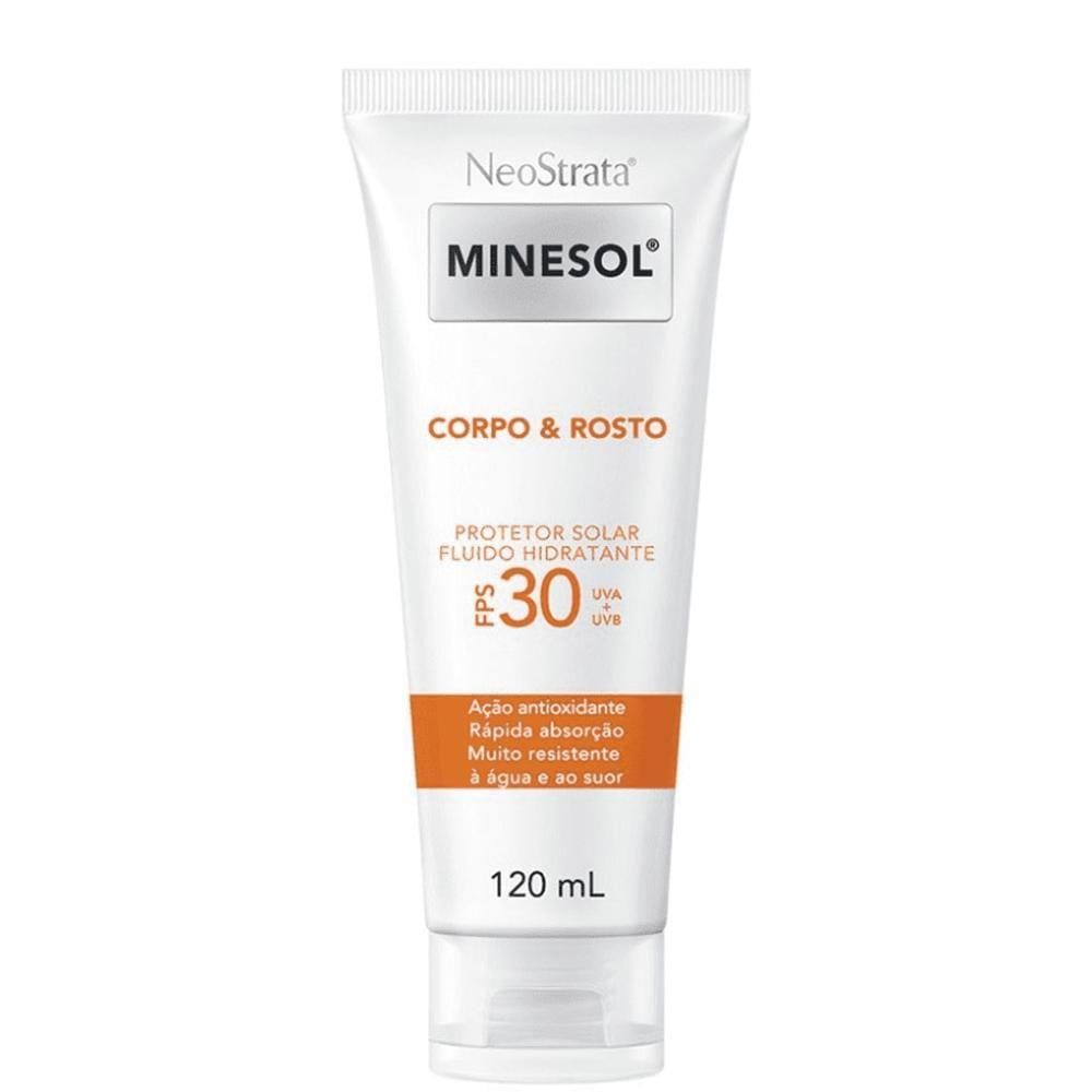 Protetor Solar Corpo e Rosto Neostrata Minesol FPS 30 120mL