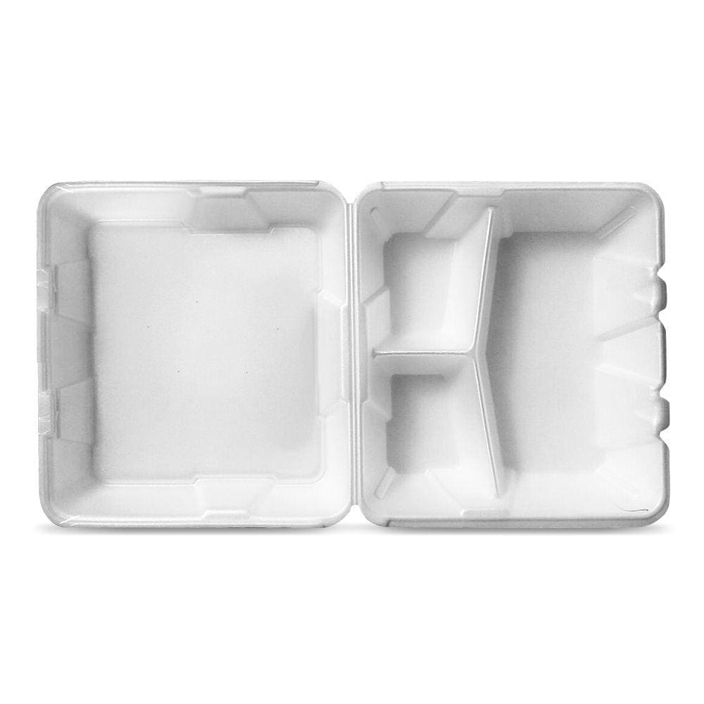 Bandeja Térmica de EPS com Divisória Branca M-132 5un Meiwa