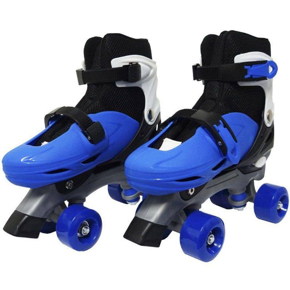 Patins Roller Sport Skate 4 Rodas Preto Masculino - Fenix - Patins