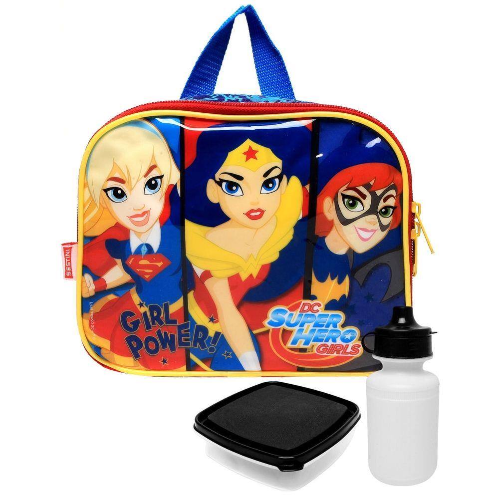 Lancheira Térmica Mulher Maravilha Batgirl Supergirl Sestini