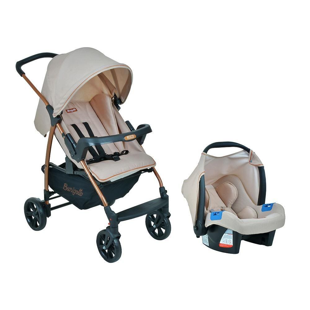 Carrinho de Bebê - Travel System Burigotto Ecco Mon Amour IXCJ4017PR45