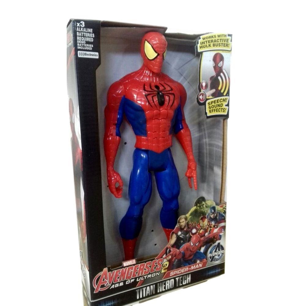 Boneco Homem Aranha Articulado Avengers Vingadores 30 Cm