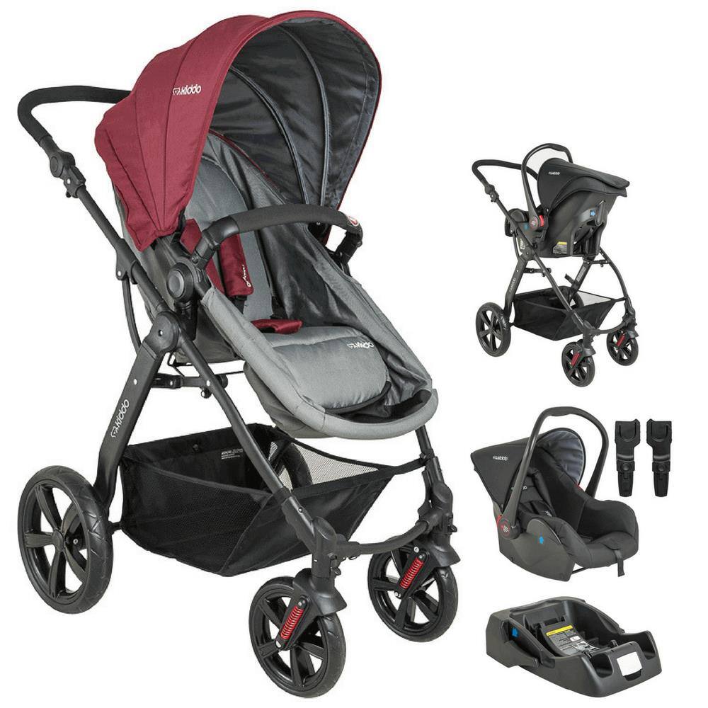 Carrinho Bebê Kiddo Galaxy Moises Vgs + Bebê Conforto + Base | Extra