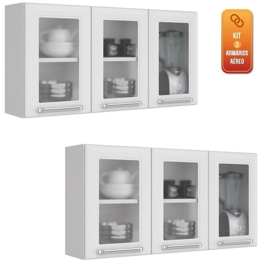 Armario Aereo Itatiaia Luce Kit com 2 peças modelo IPV3-105