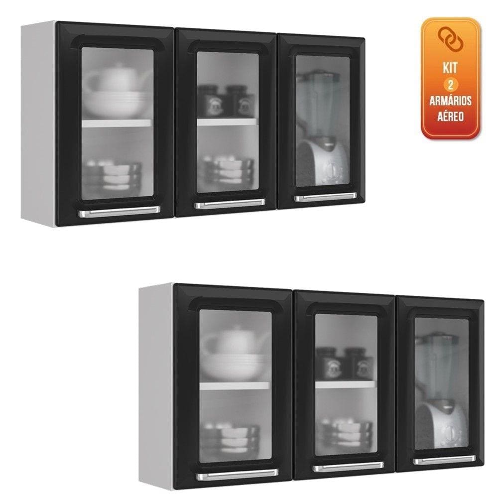 Armario Aereo Itatiaia Luce Kit com 2 peças modelo IPV3-105
