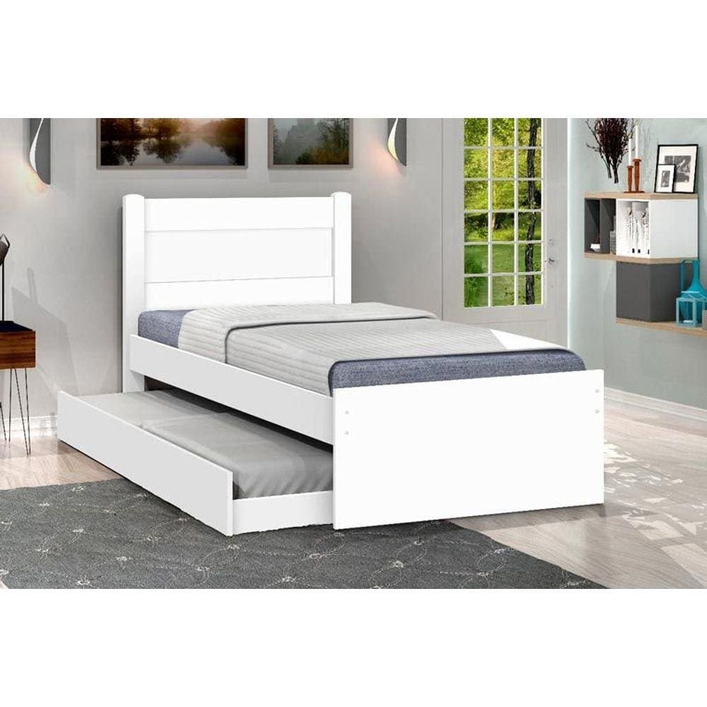 Cama Solteiro Auxiliar Prisma