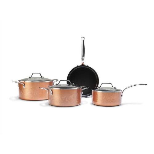 Jogo de Panelas Cobre 4 peças Copper Brinox Menor preço em Jogo de Panelas Cobre 4 peças Copper Brinox