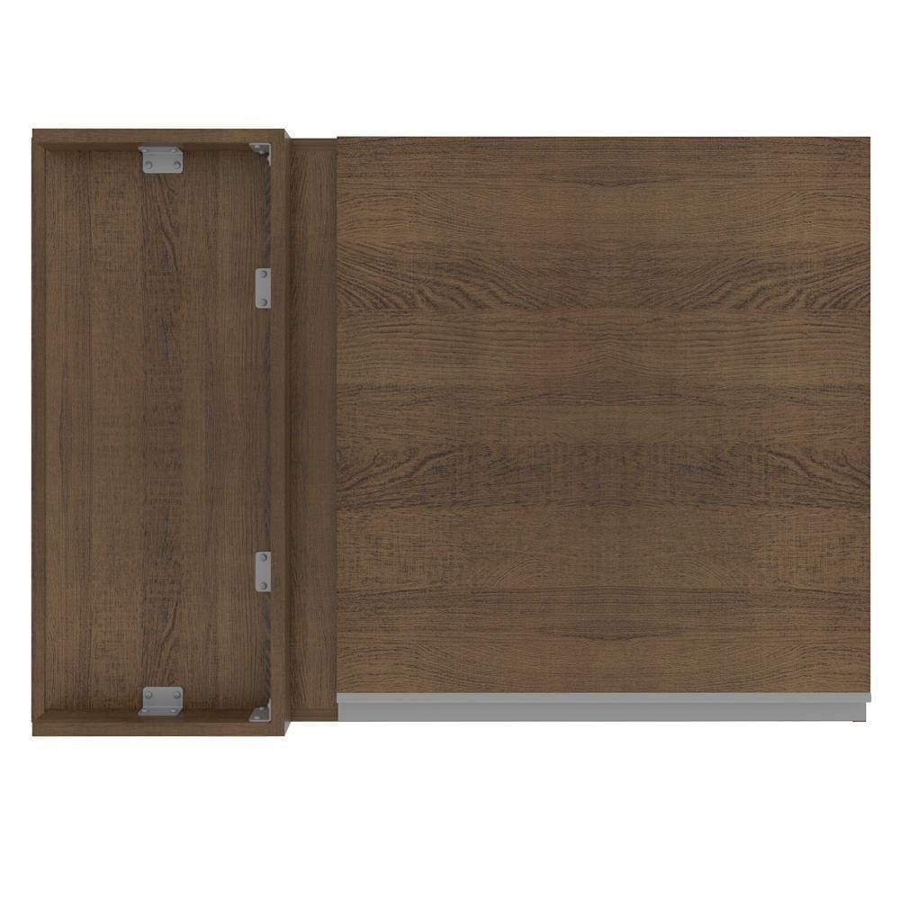 Armário Aéreo de Canto Glamy 1 Porta Rustic Madesa