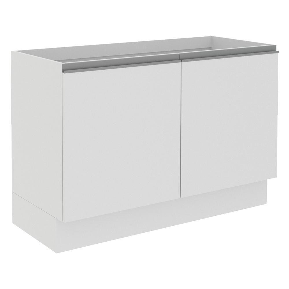Balcão de Pia Glamy Branco2 Portas Madesa