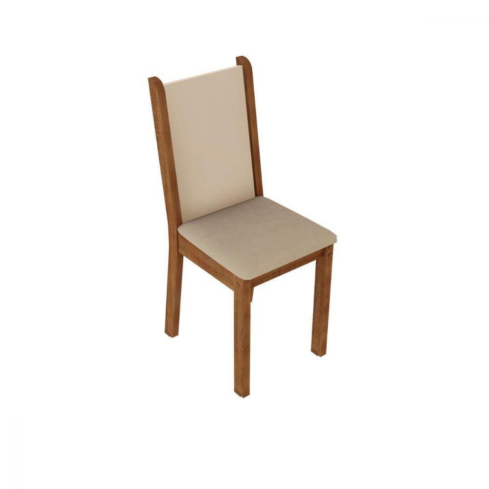 Kit 6 Cadeiras Rustic Crema PérolaMadesa 4291
