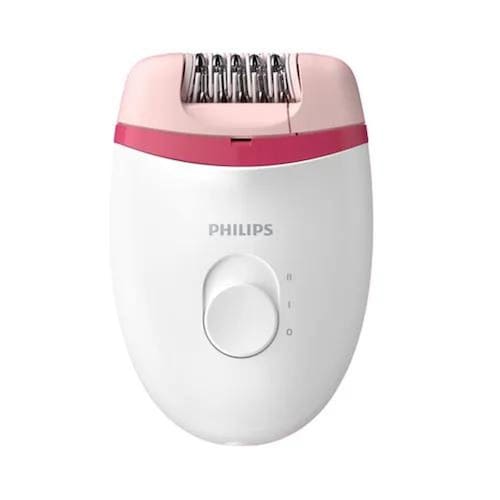 Removedor Elétrico Satinelle Essential Philips - BRE235/00 - Branco e Rosa Menor preço em Removedor Elétrico Satinelle Essential Philips - BRE235/00 - Branco e Rosa