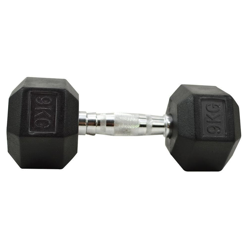 Par de Halteres Sextavado 9Kg Ahead Sports AS2102I