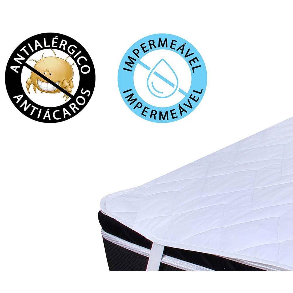 Capa Protetor para Colchão de Berço Impermeável Normal 130x60x14cm BF Colchões