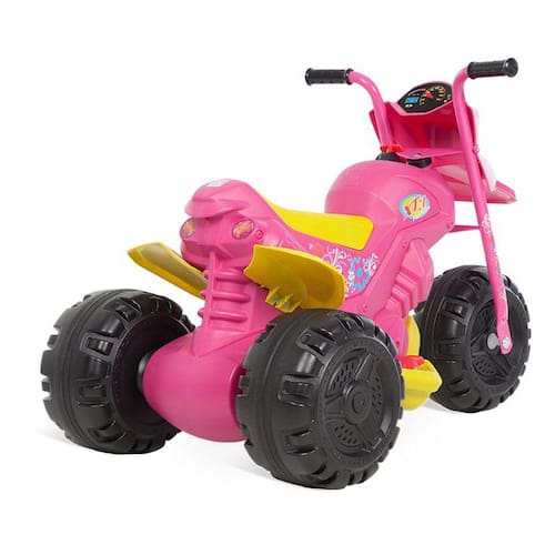 Moto Eletrica Infantil Bandeirante Banmoto 6V Preta Vermelha - Maçã Verde  Baby