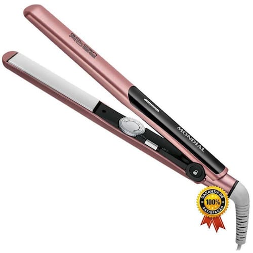 Prancha Chapinha Alisadora Para Cabelos Golden Rose 220º Elétrica Bivolt Chapa De Cerâmica 45 Watts Cabo Giratório P-20 Mondial Menor preço em Prancha Chapinha Alisadora Para Cabelos Golden Rose 220º Elétrica Bivolt Chapa De Cerâmica 45 Watts Cabo Giratório P-20 Mondial
