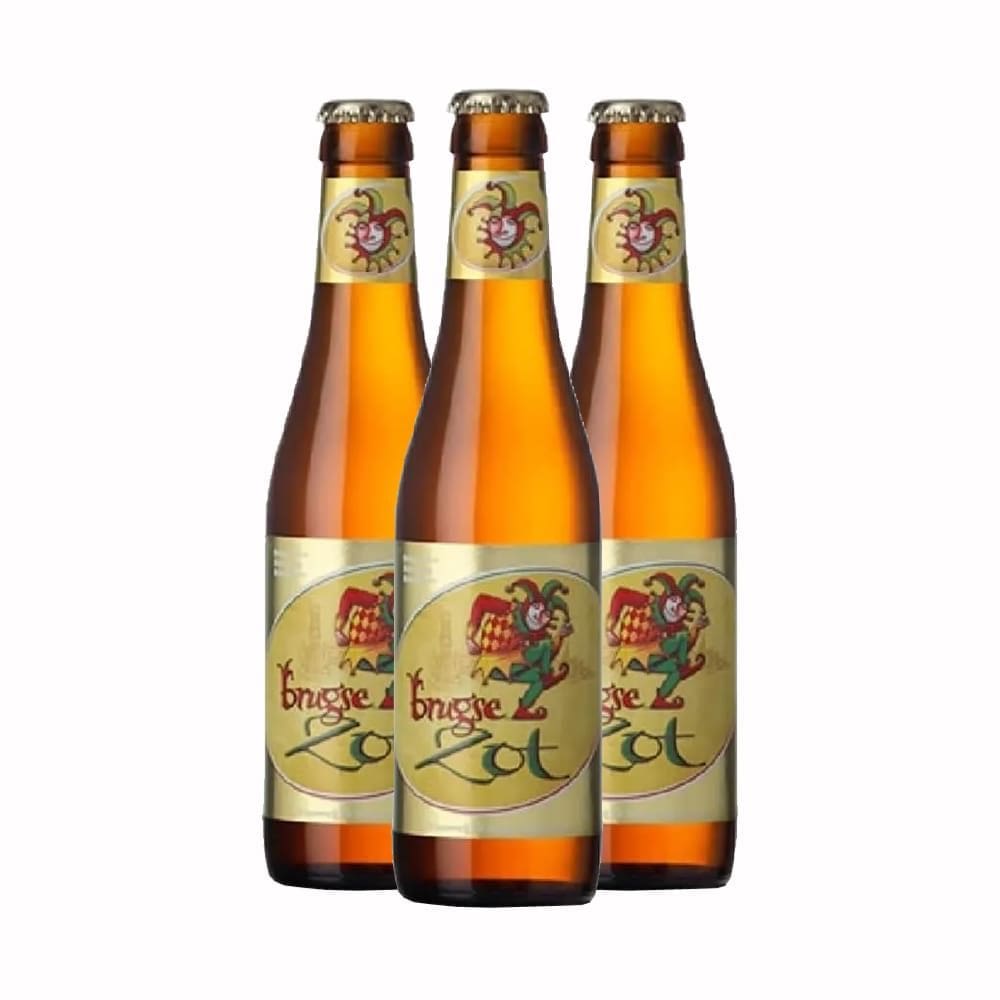 Pack 3 Cervejas Belga Brugse Zot Blond 330ml