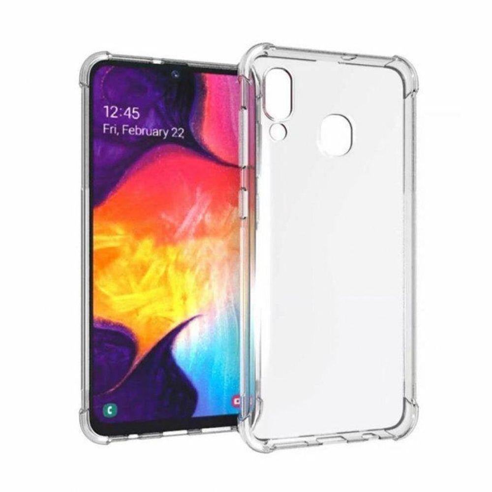 Capinha Antichoque e Película Vidro 3D Preta Samsung A20 | Extra