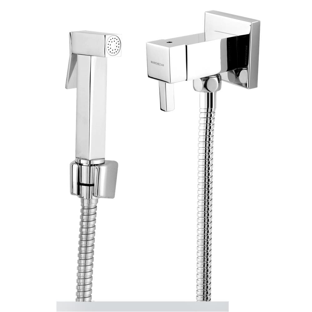 Ducha Higiênica Quadrada em metal