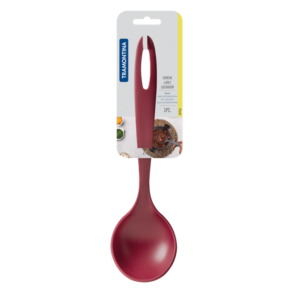 Concha Tramontina Ability em Nylon Vermelha Tramontina 25157170