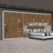 Guarda-Roupas Modulado Georgia JA Para Cama Box 1,58M Casal