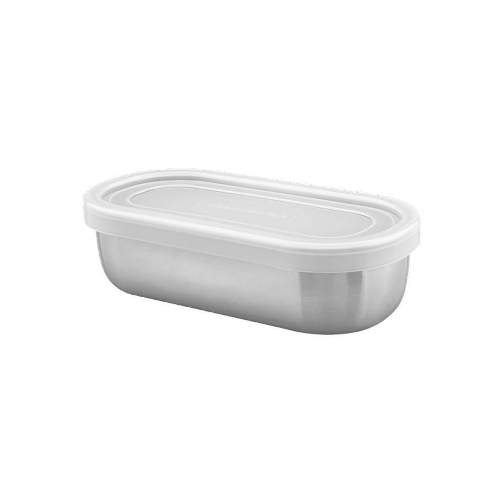 Pote para Marmita Tramontina Freezinox em Aço Inox com Tampa Plástica 0,4 L 6 Tramontina 61229080