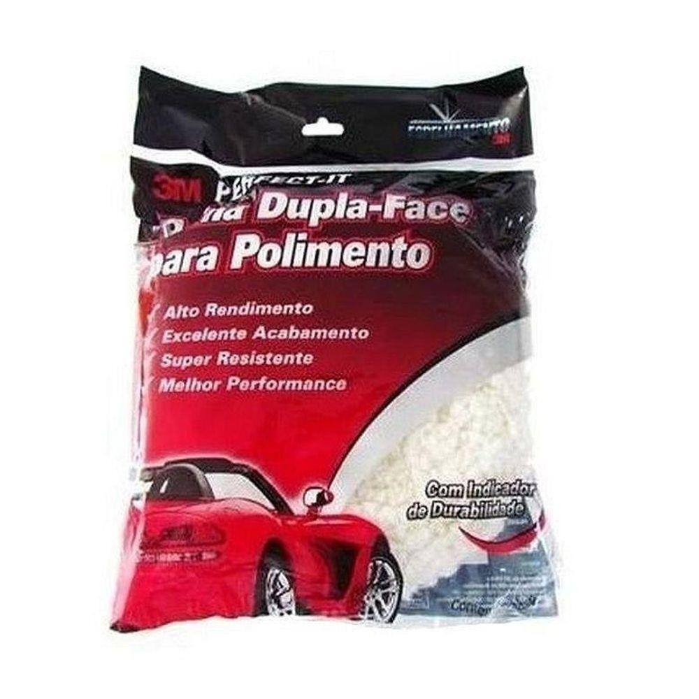 Boina De Lã Dupla Face Branca Normal 8 Pol Pn33313
