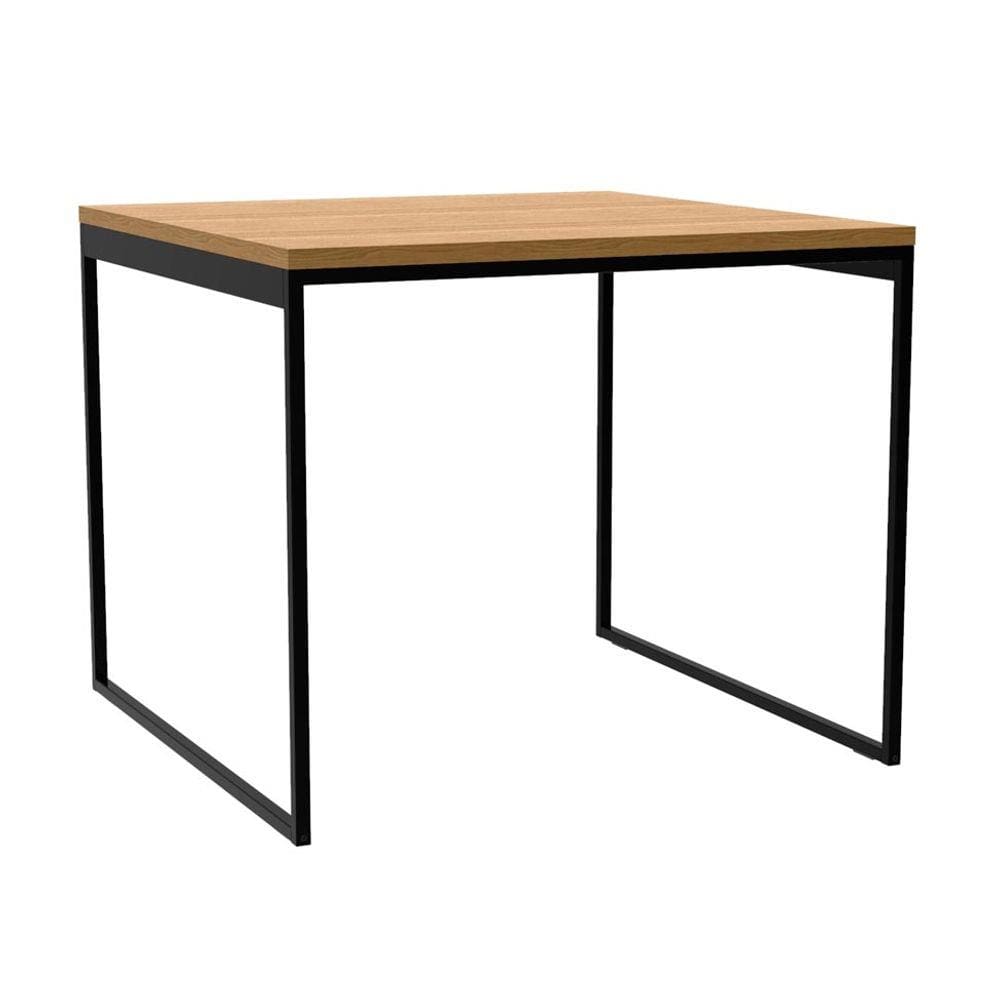 Mesa de Jantar Quadrada Industrial Stanford 90 cm