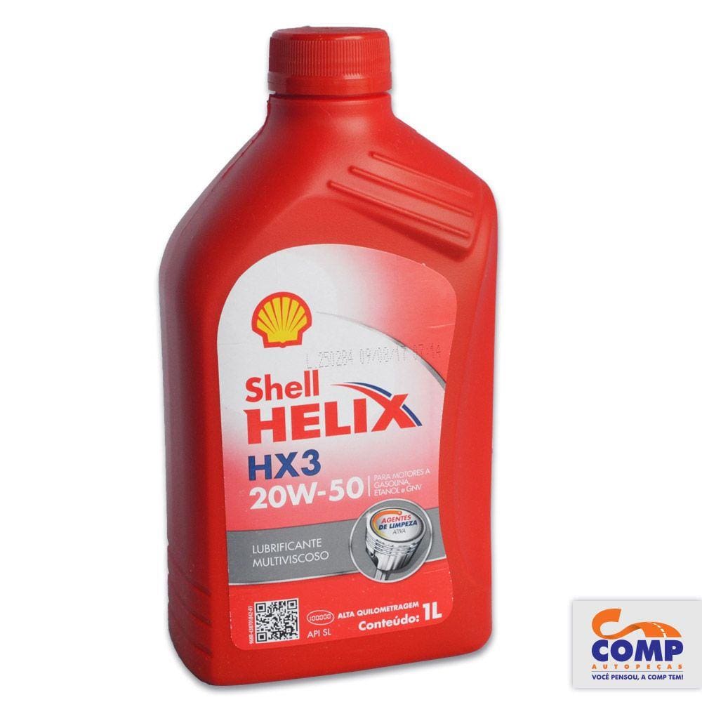 Óleo de Motor Shell 20W50 Helix HX3 multivicoso