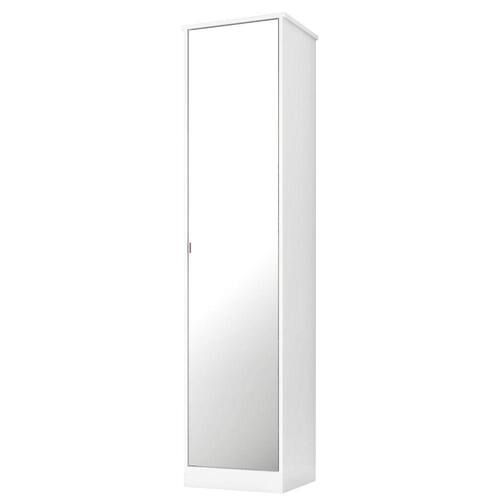 Armário Multiuso Sapateira Prateleira Closet Livreiro Reflex com Espelho Branco - Amarena Móveis Menor preço em Armário Multiuso Sapateira Prateleira Closet Livreiro Reflex com Espelho Branco - Amarena Móveis