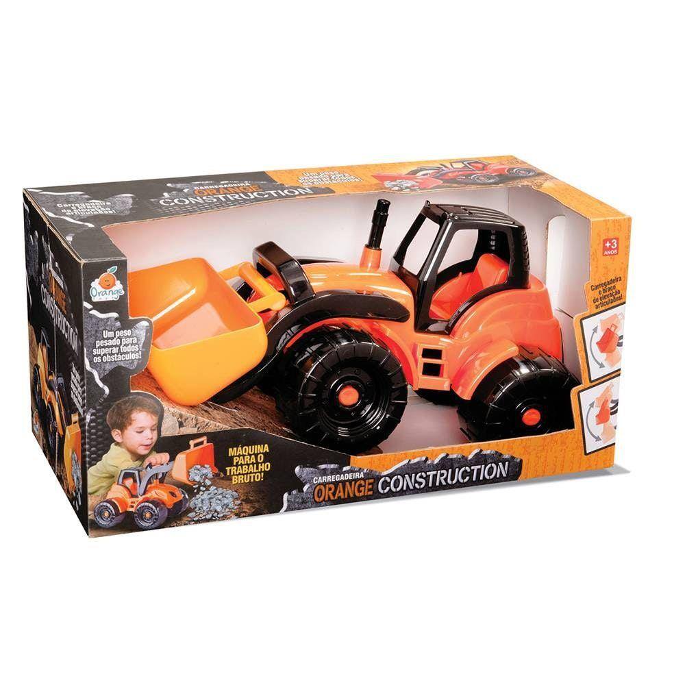 Carreta Com Mini Pá Carregadeira Brinquedo Infantil Colorido - Compre Agora  - Feira da Madrugada SP