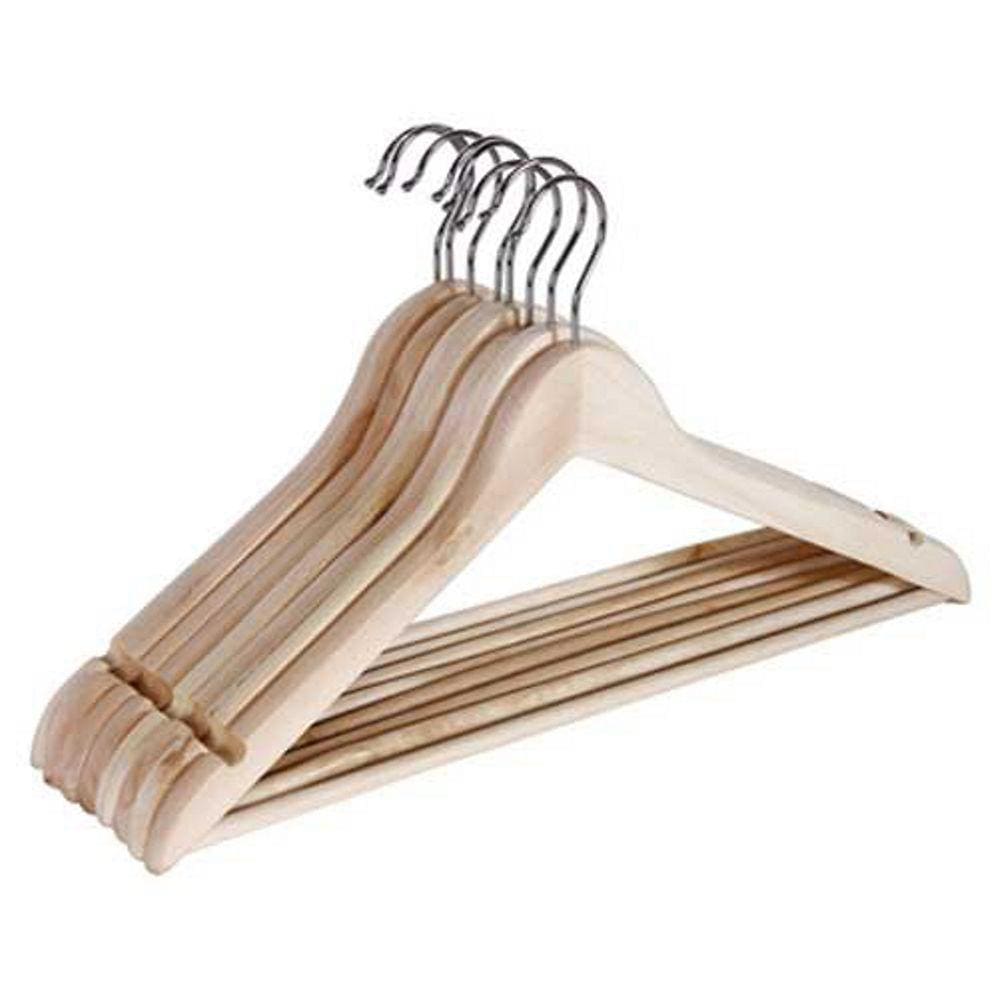 Conjunto 8 Cabides Madeira Just Home Collection
