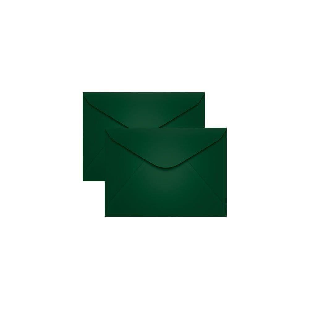 Envelope Para Convite Verde Escuro 72X108Mm Scrity 100Un