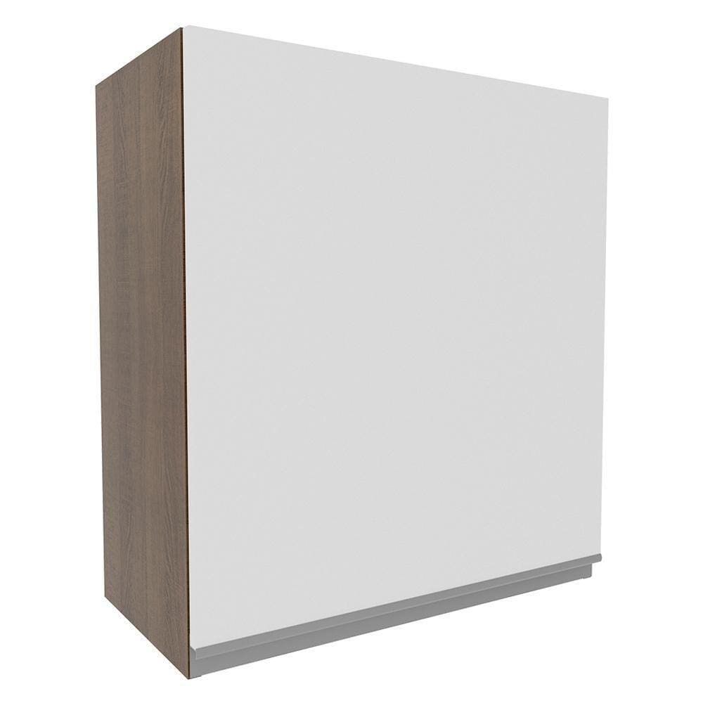 Armário Aéreo Glamy 60cm 1 Porta Rustic/Branco Madesa