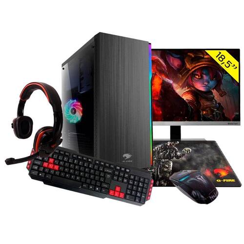 Pc Gamer Completo G-Fire Htg-505 AMD 3000G 3.5Ghz 8Gb (Radeon Rx Vega 2Gb) 1Tb Monitor 18 Menor preço em Pc Gamer Completo G-Fire Htg-505 AMD 3000G 3.5Ghz 8Gb (Radeon Rx Vega 2Gb) 1Tb Monitor 18