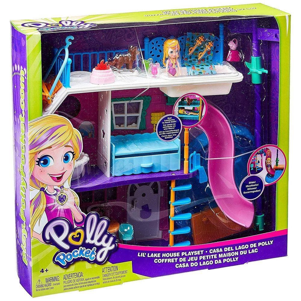 Polly Pocket Mega Casa de Surpresas GFR12 Mattel - Sacolão.com