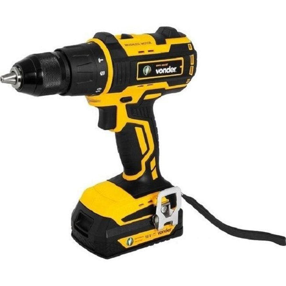 Parafusadeira 1/2 Intercambiável Bateria 18V Com Carregador