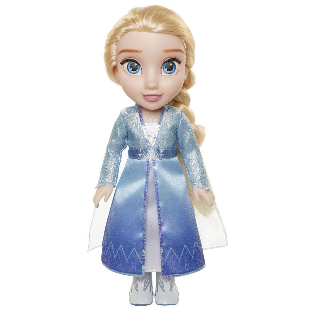 Boneca Frozen Elsa 24cm Com Falas Original Musica Do Filme