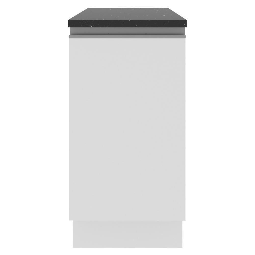 Balcão Acordes Glamy 100% MDF40cm 1 Porta Branco Madesa