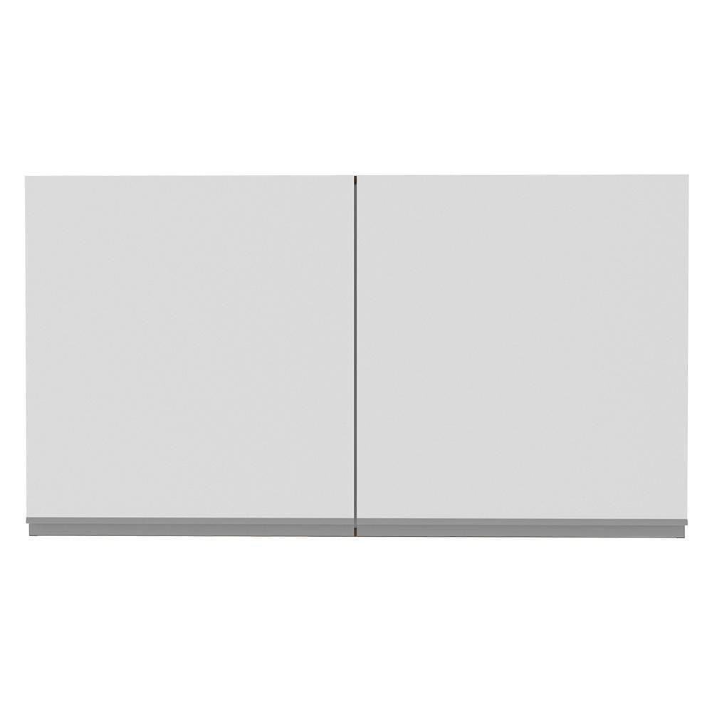 Armário Aéreo Glamy 120cm 2 Portas Branco/Rustic Madesa