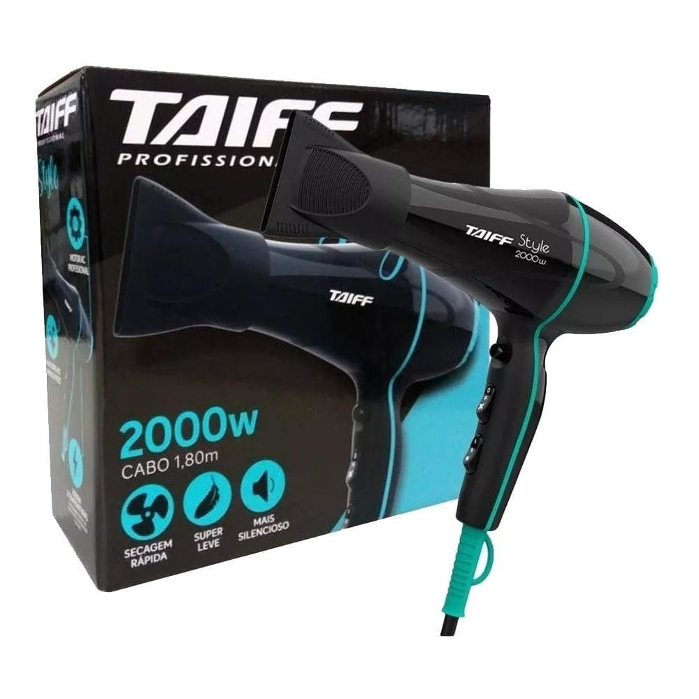 Secador De Cabelo Profissional Taiff Style 2000w - 127v