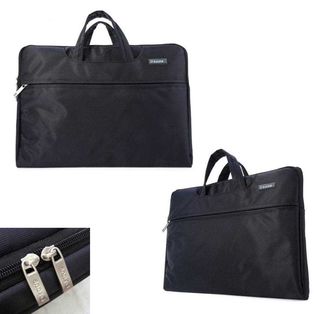 black laptop tote bolsa