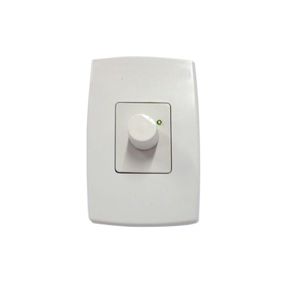 Controlador de Velocidade de Ventilador com Dimmer - Espelho - Liga / Desliga